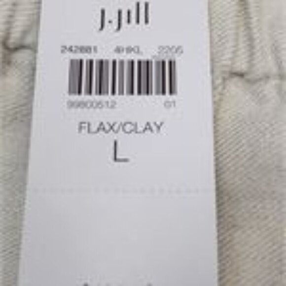 J. Jill Cream and Brown Capris - Picture 3 of 7